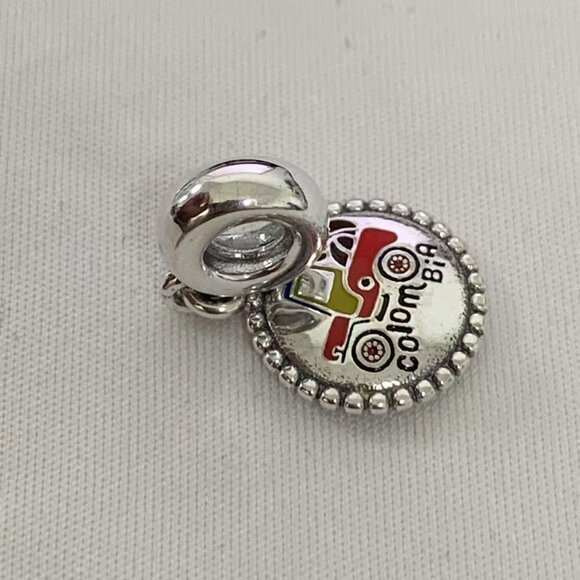 Pandora Colombia Exclusive Charm Dangle Pendant, S925 Silver Bracelets - Picture 3 of 4